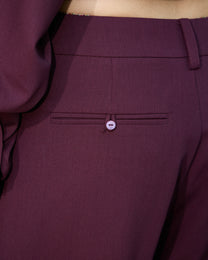 ADJUSTABLE WOOL TROUSERS