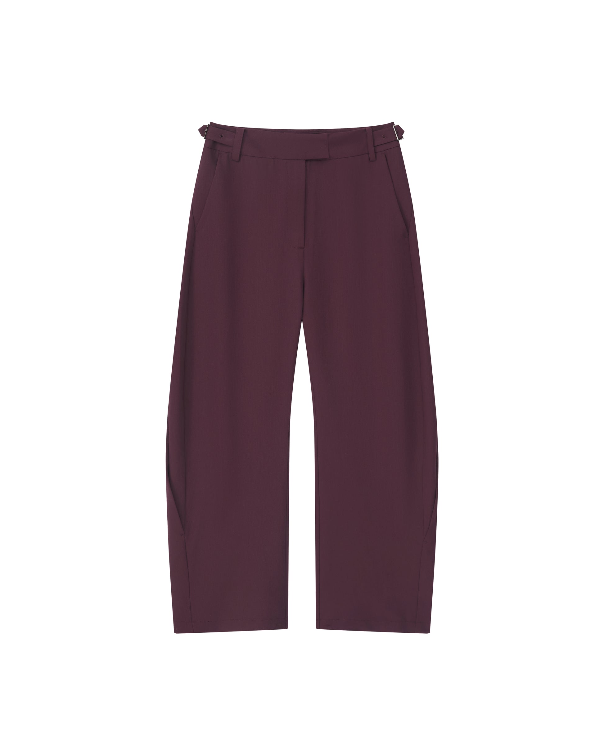 ADJUSTABLE WOOL TROUSERS