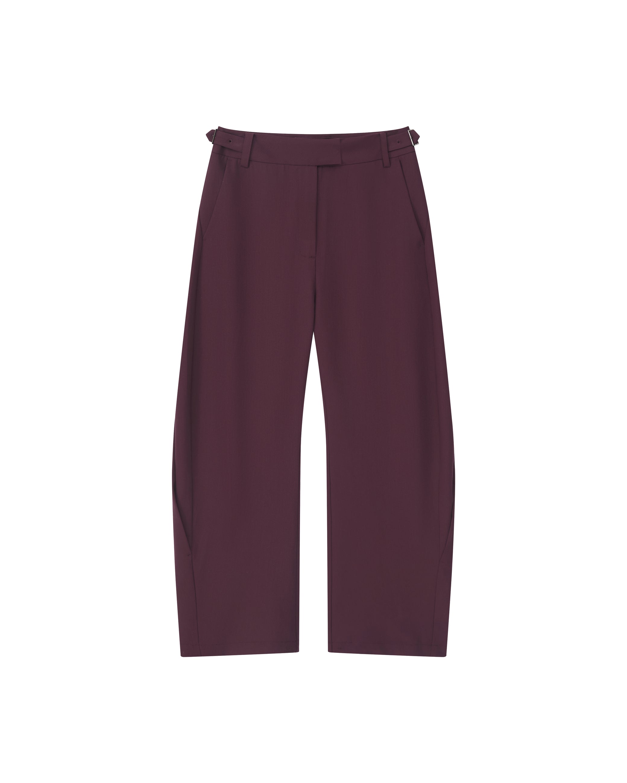 ADJUSTABLE WOOL TROUSERS