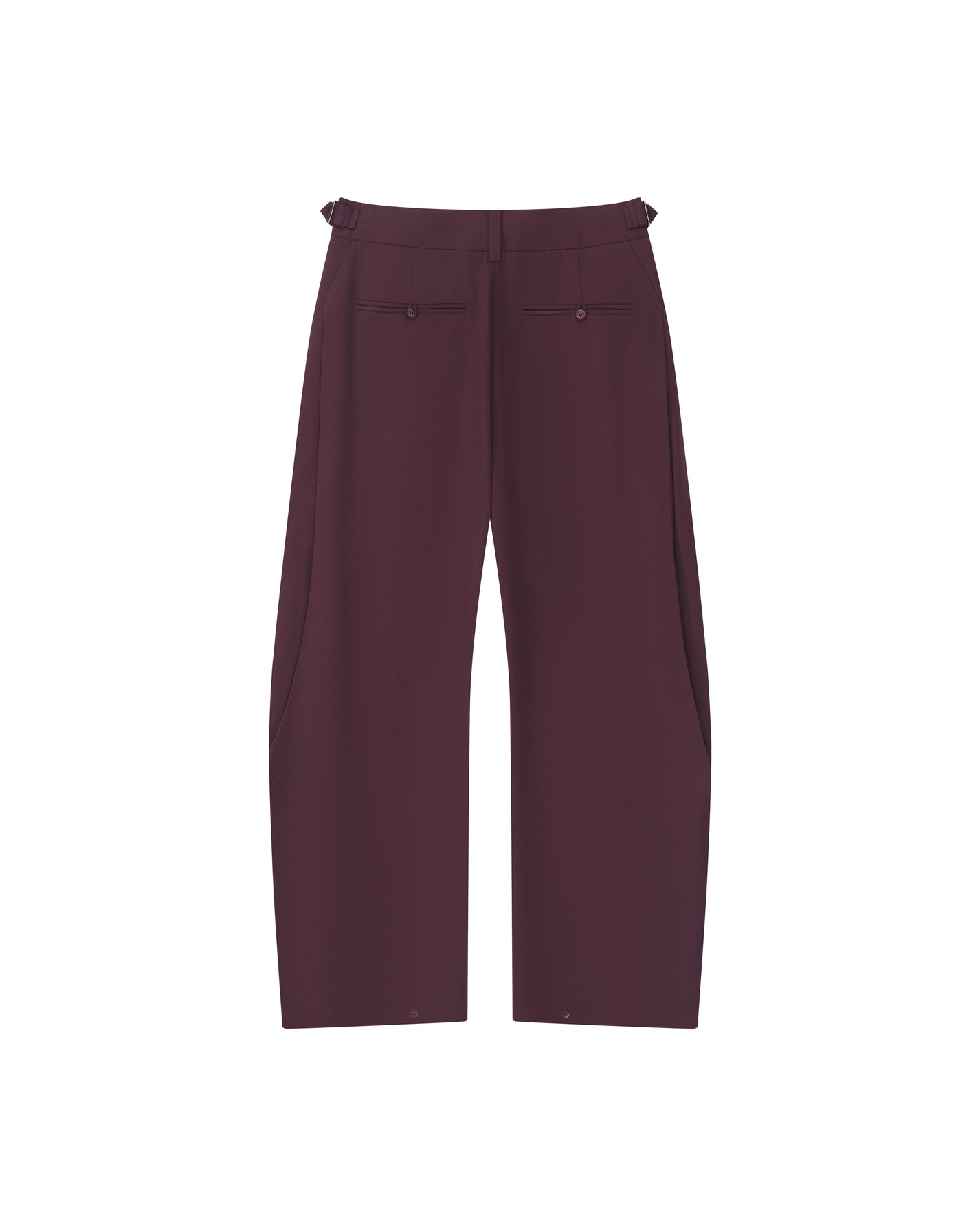 ADJUSTABLE WOOL TROUSERS