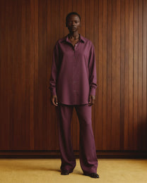 ADJUSTABLE WOOL TROUSERS