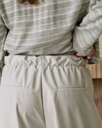 PLEATED DRAWSTRING WIDE PANTS