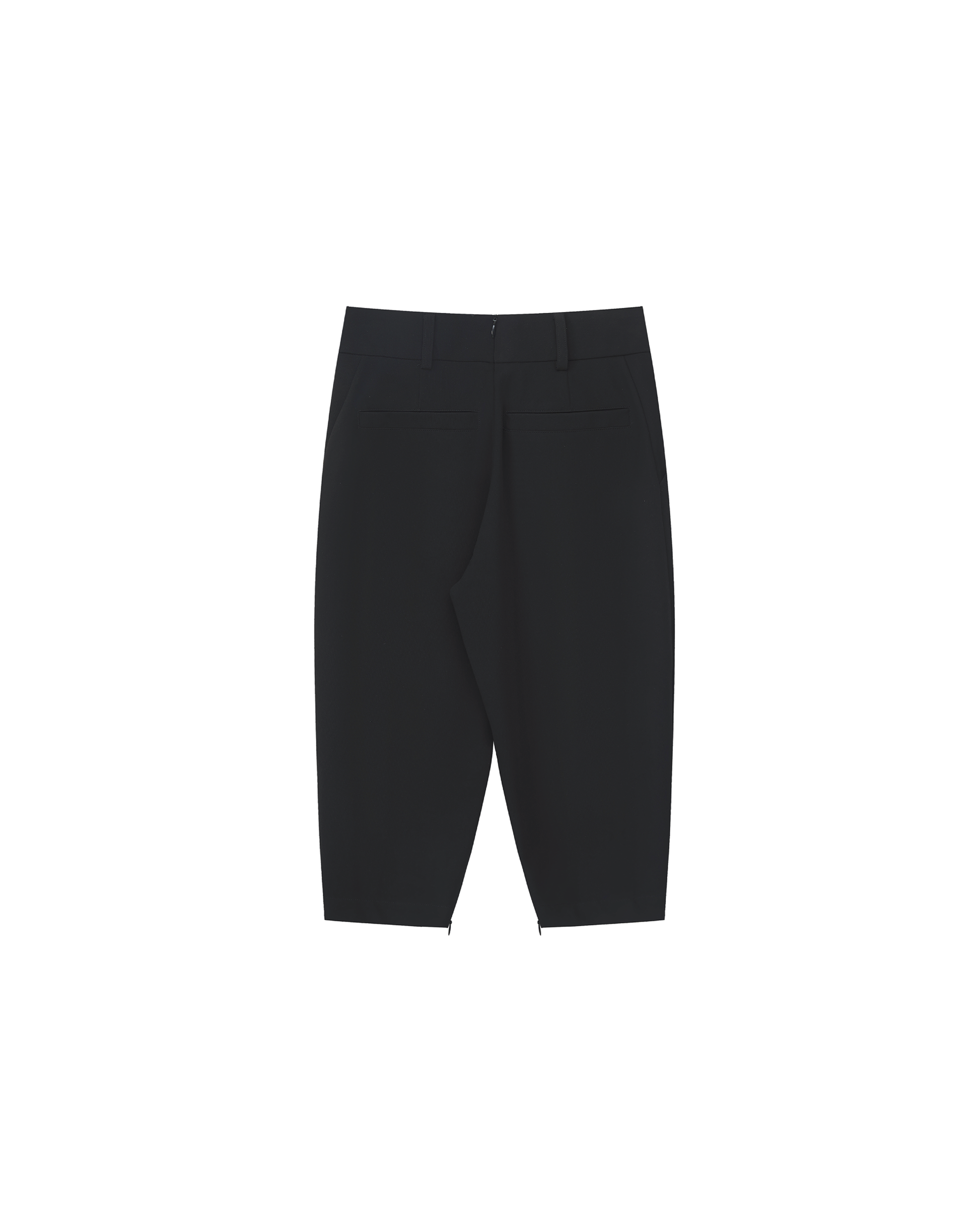 SIDE-ZIP CROPPED TROUSERS