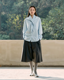 SHAWL LAYERED SHIRT