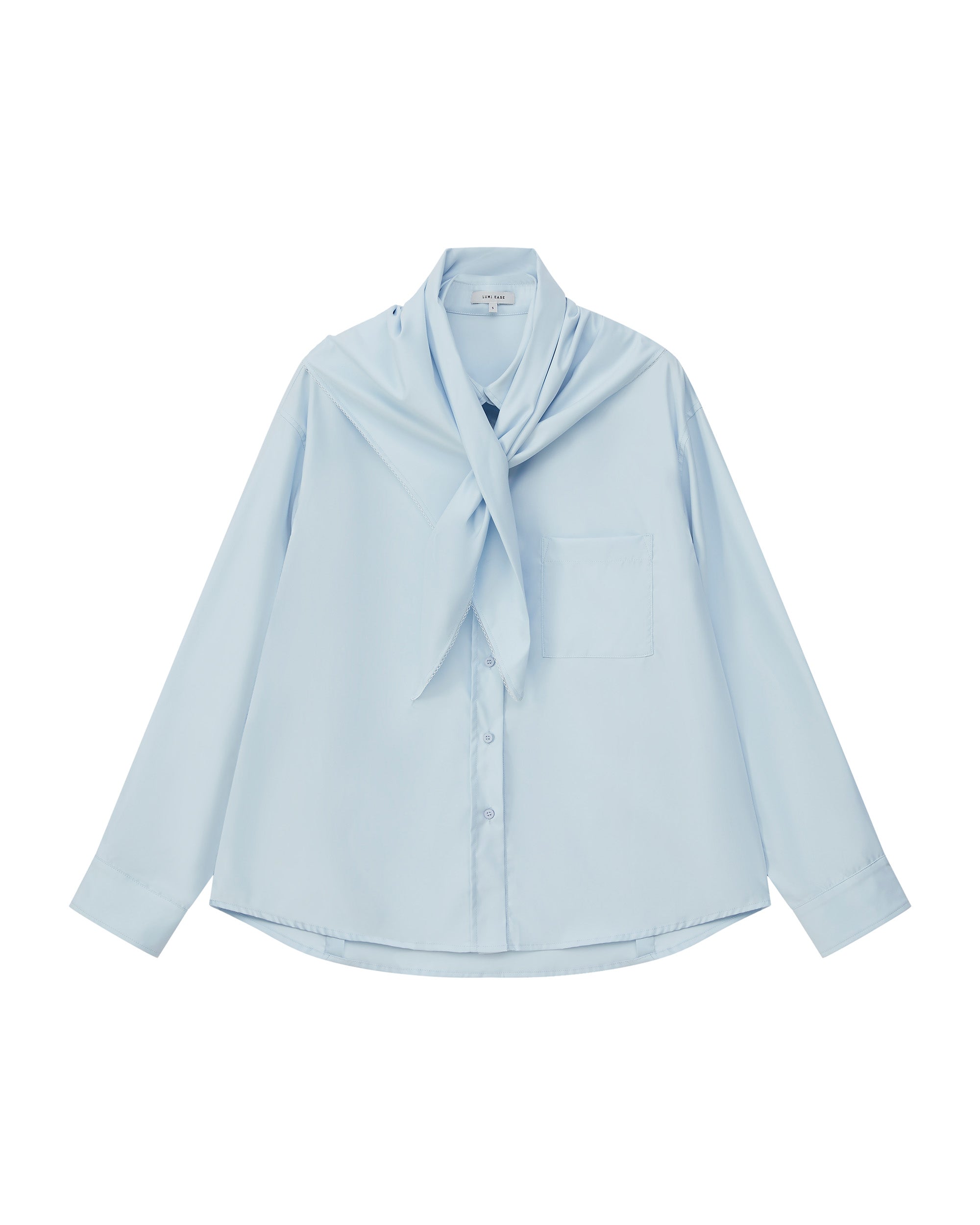 SHAWL LAYERED SHIRT
