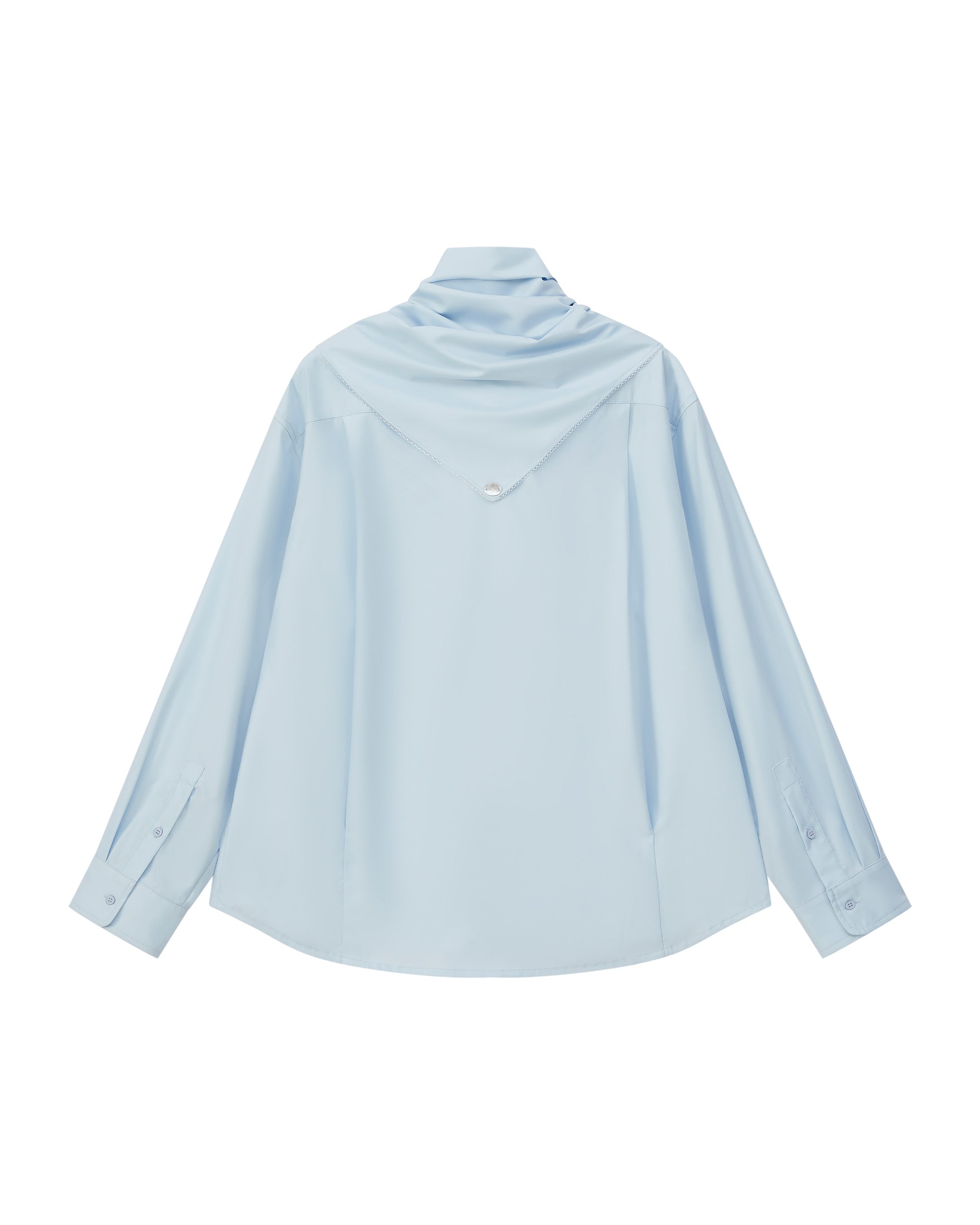 SHAWL LAYERED SHIRT