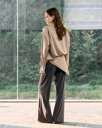 SHAWL LAYERED SHIRT