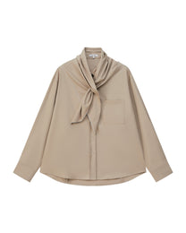 SHAWL LAYERED SHIRT