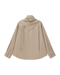 SHAWL LAYERED SHIRT