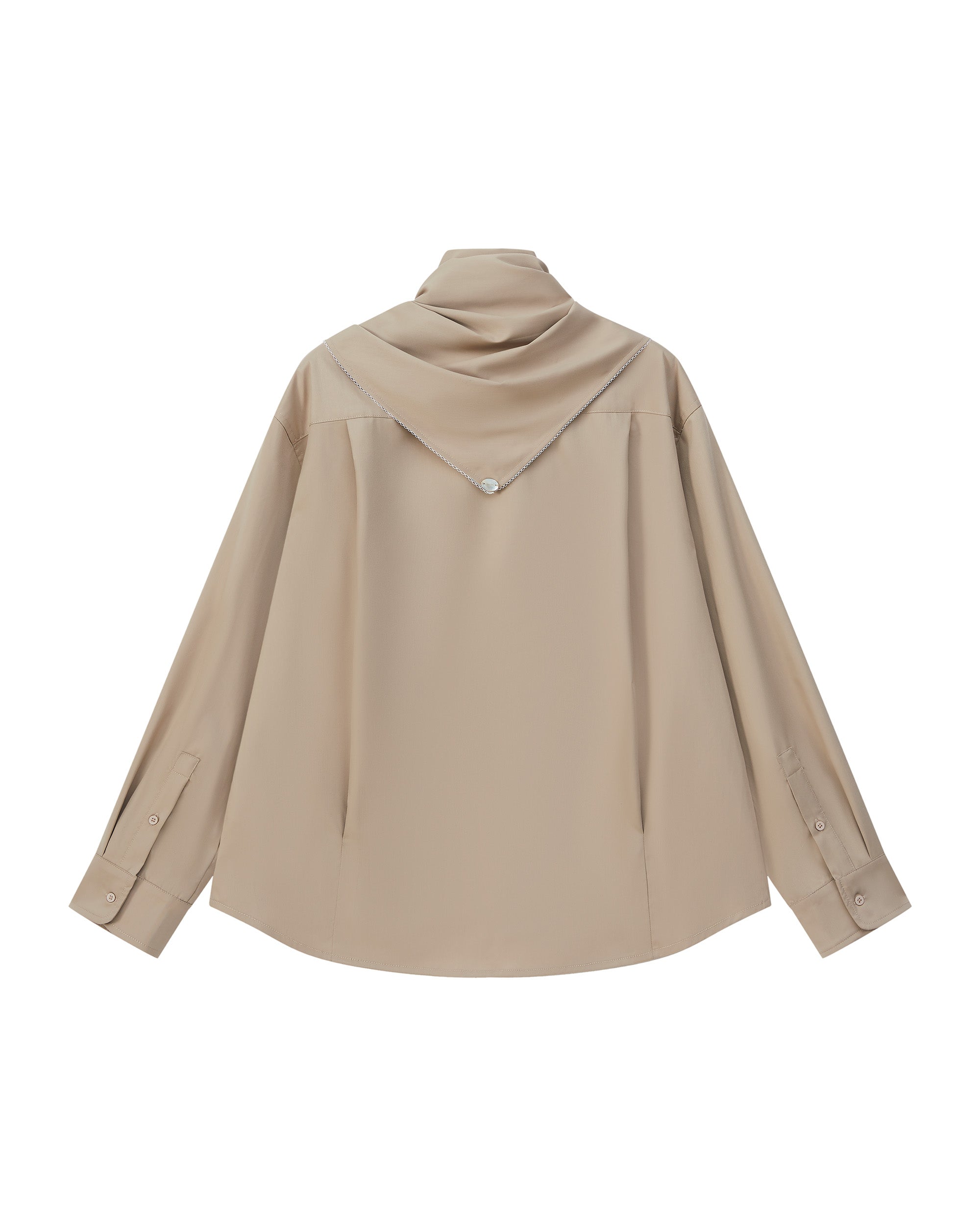 SHAWL LAYERED SHIRT