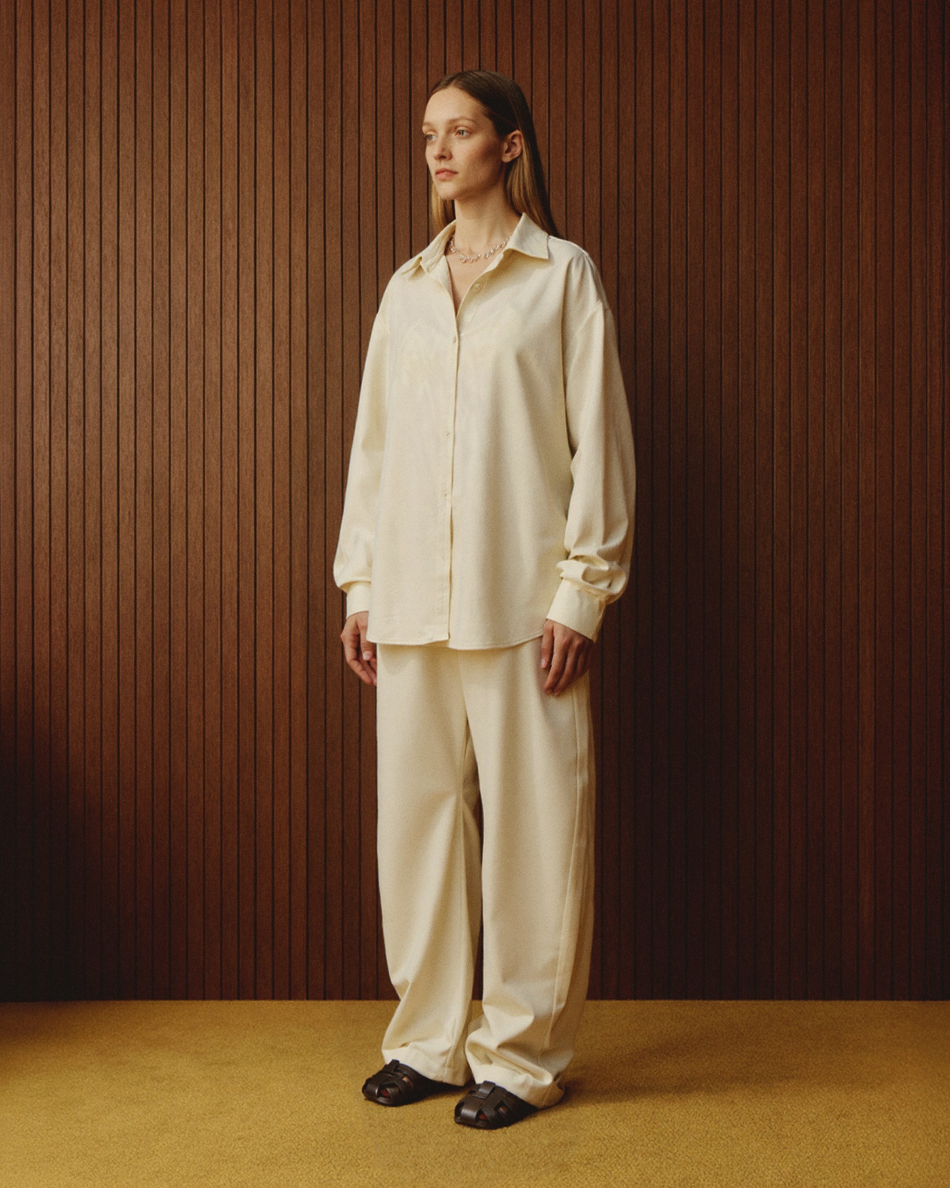 WOOL ANTI-WRINKLE SHIRT