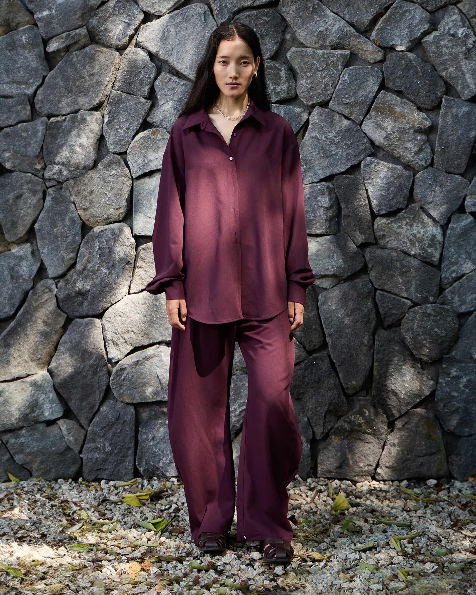 WOOL ANTI-WRINKLE SHIRT