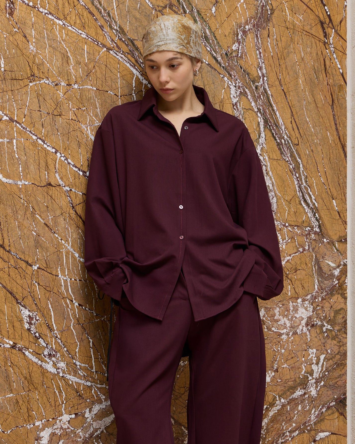 WOOL ANTI-WRINKLE SHIRT