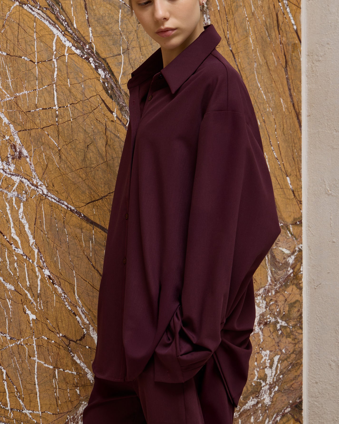 WOOL ANTI-WRINKLE SHIRT