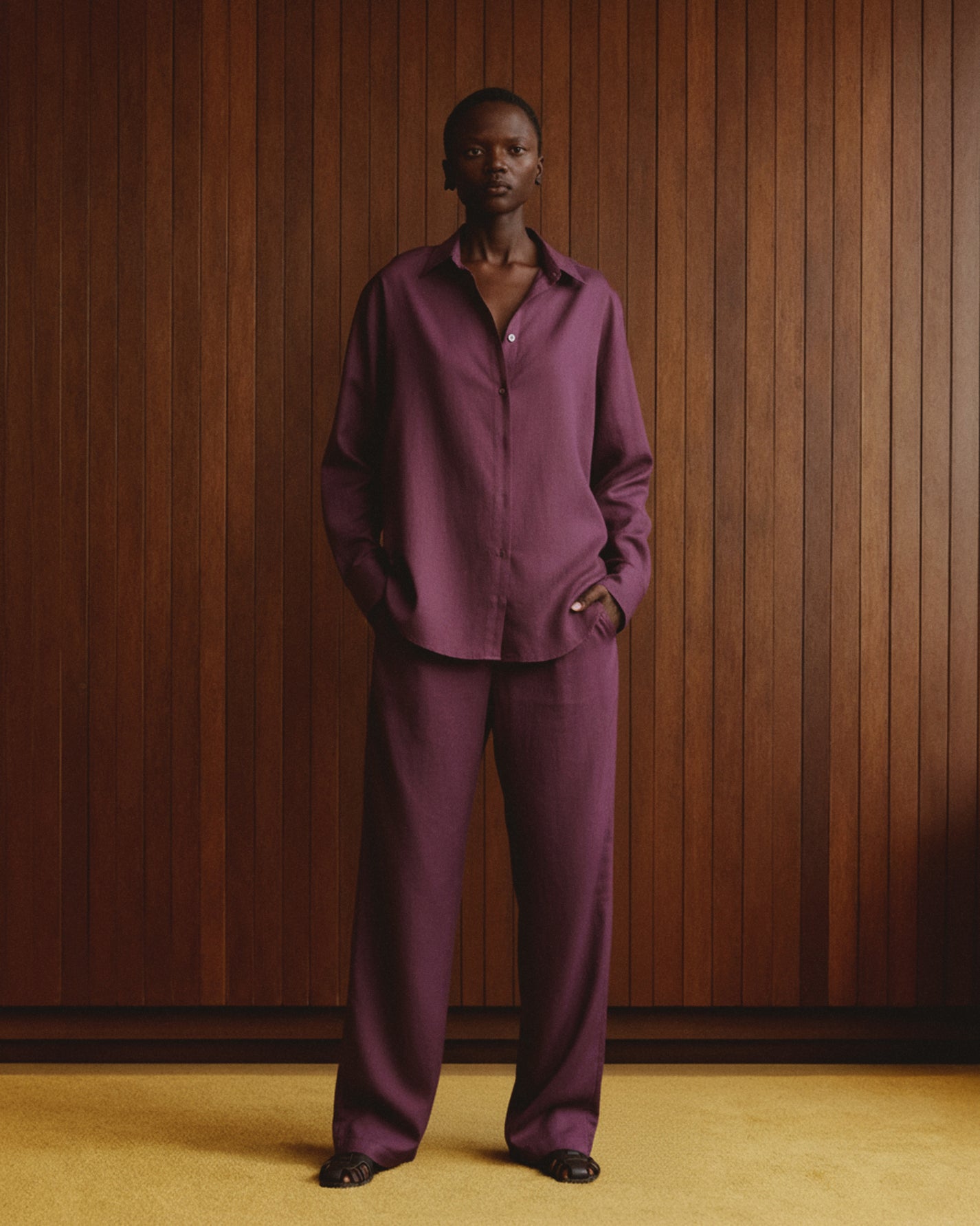 WOOL ANTI-WRINKLE SHIRT