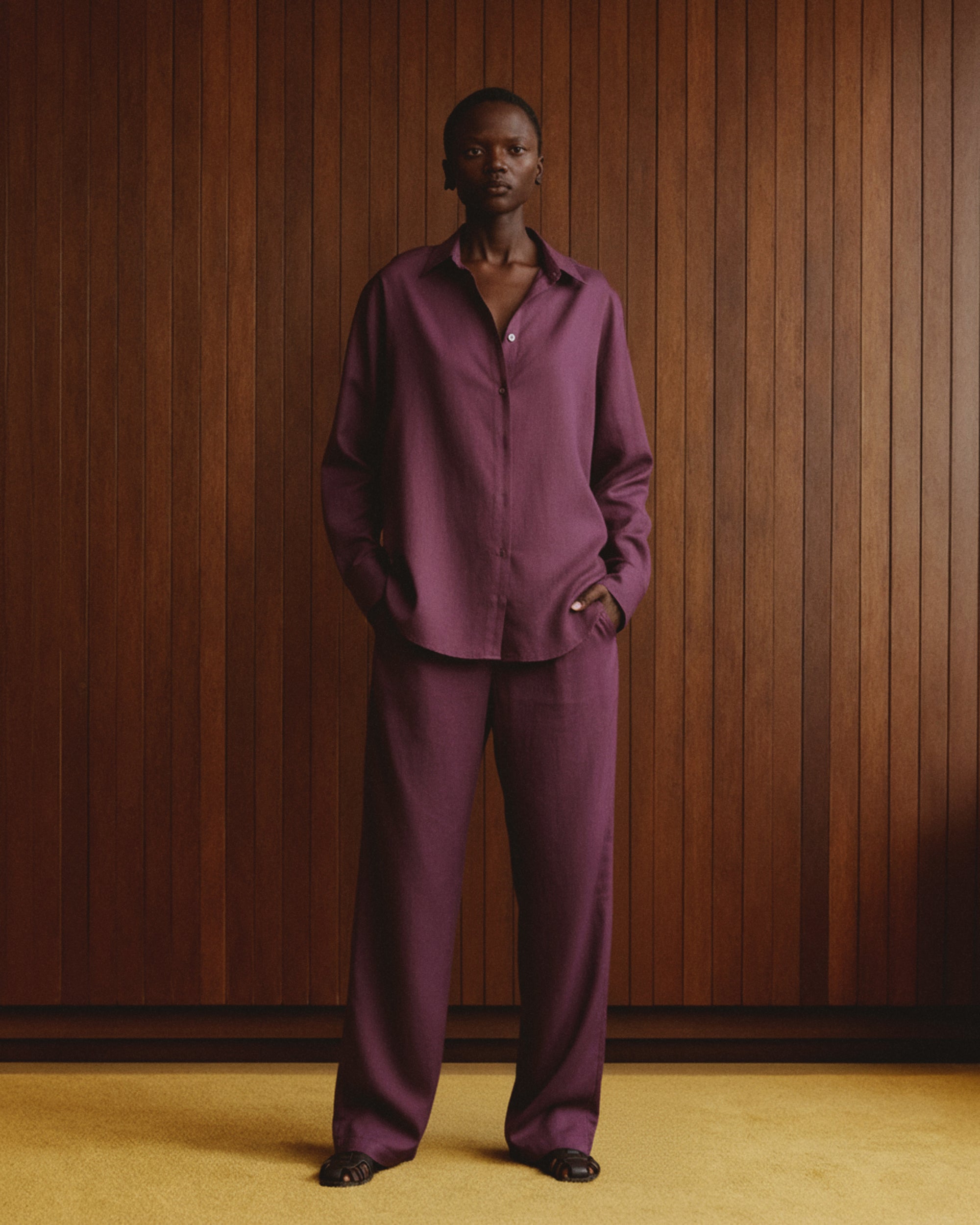 WOOL ANTI-WRINKLE SHIRT