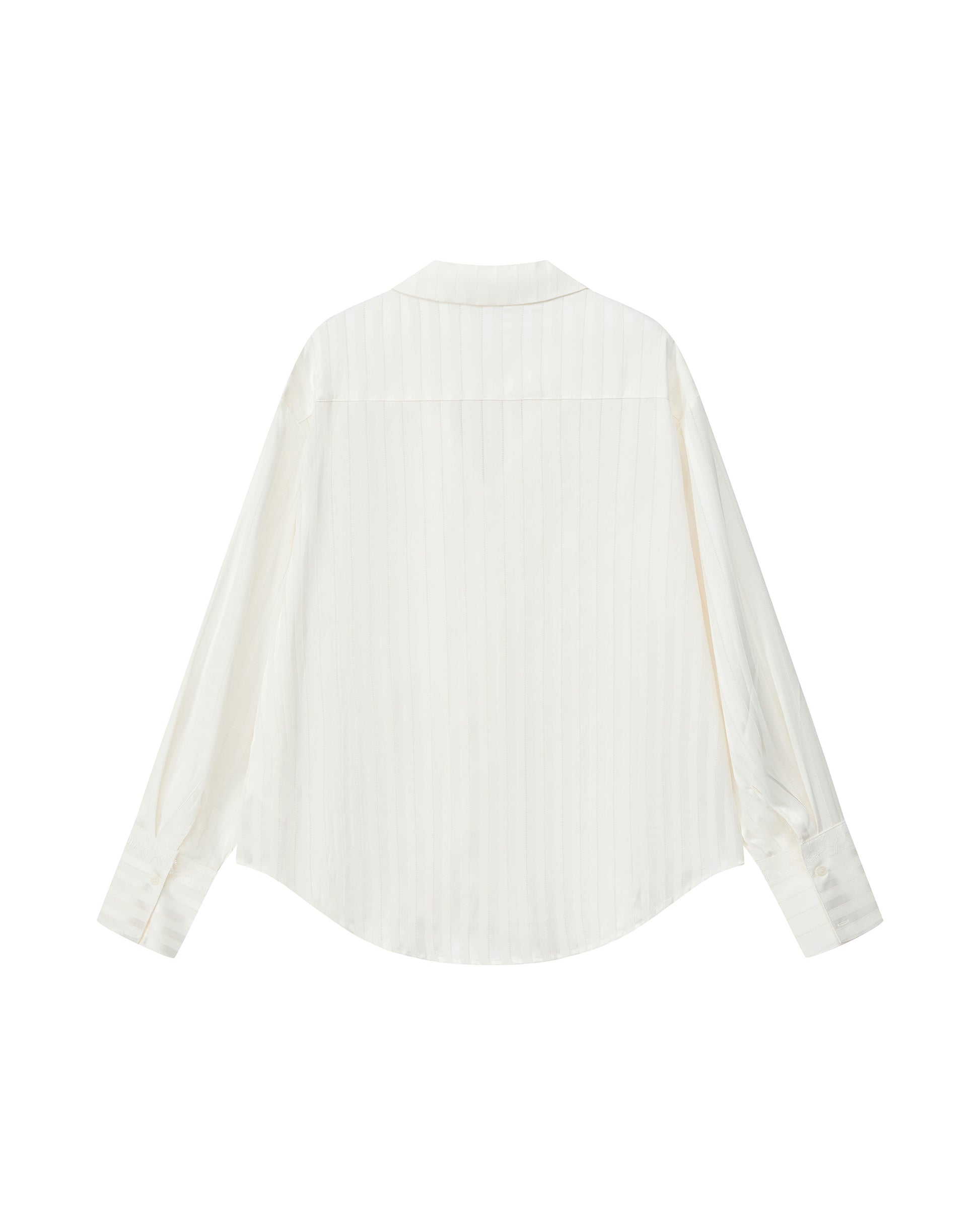 SATIN STRIPE PAJAMA SHIRT