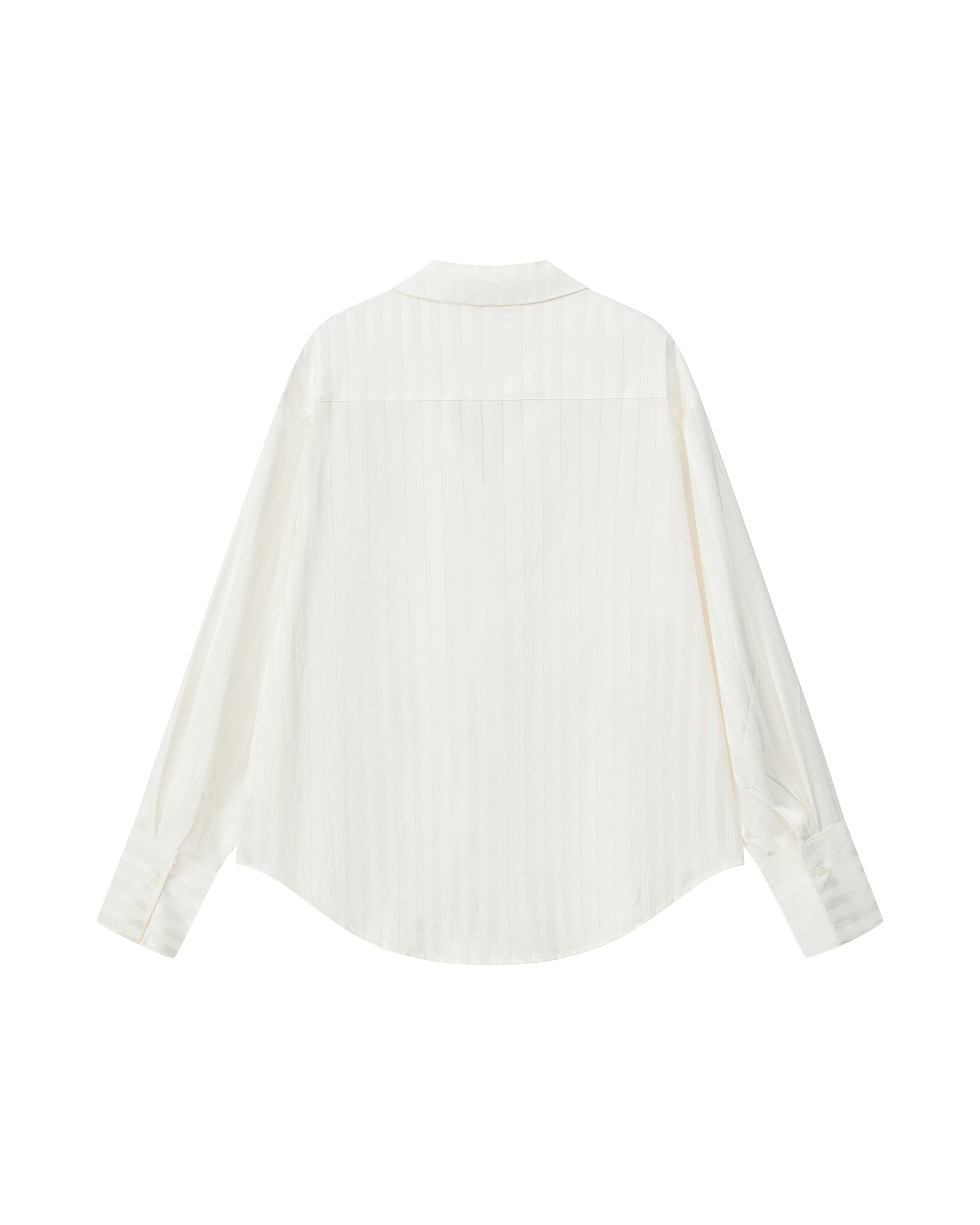 SATIN STRIPE PAJAMA SHIRT