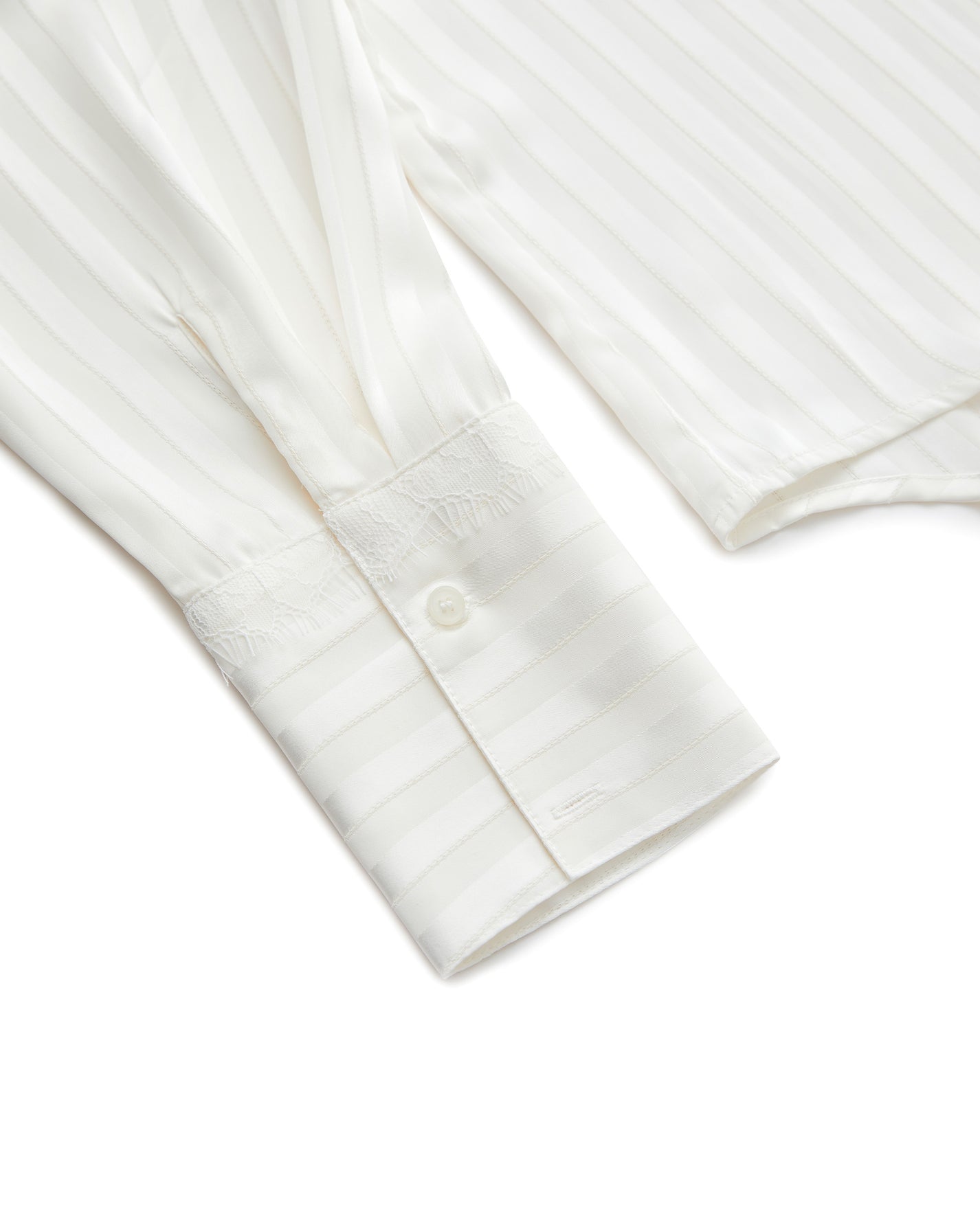 SATIN STRIPE PAJAMA SHIRT