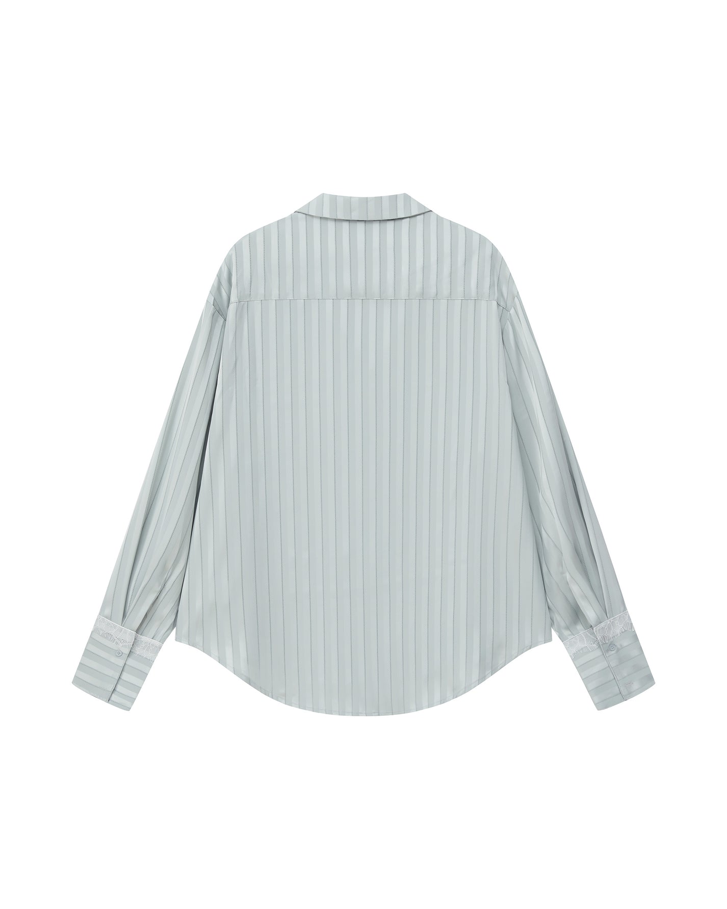 SATIN STRIPE PAJAMA SHIRT