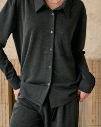 SLIM FIT KNIT SHIRT