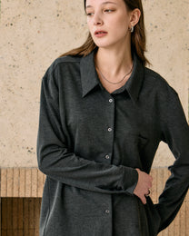 SLIM FIT KNIT SHIRT