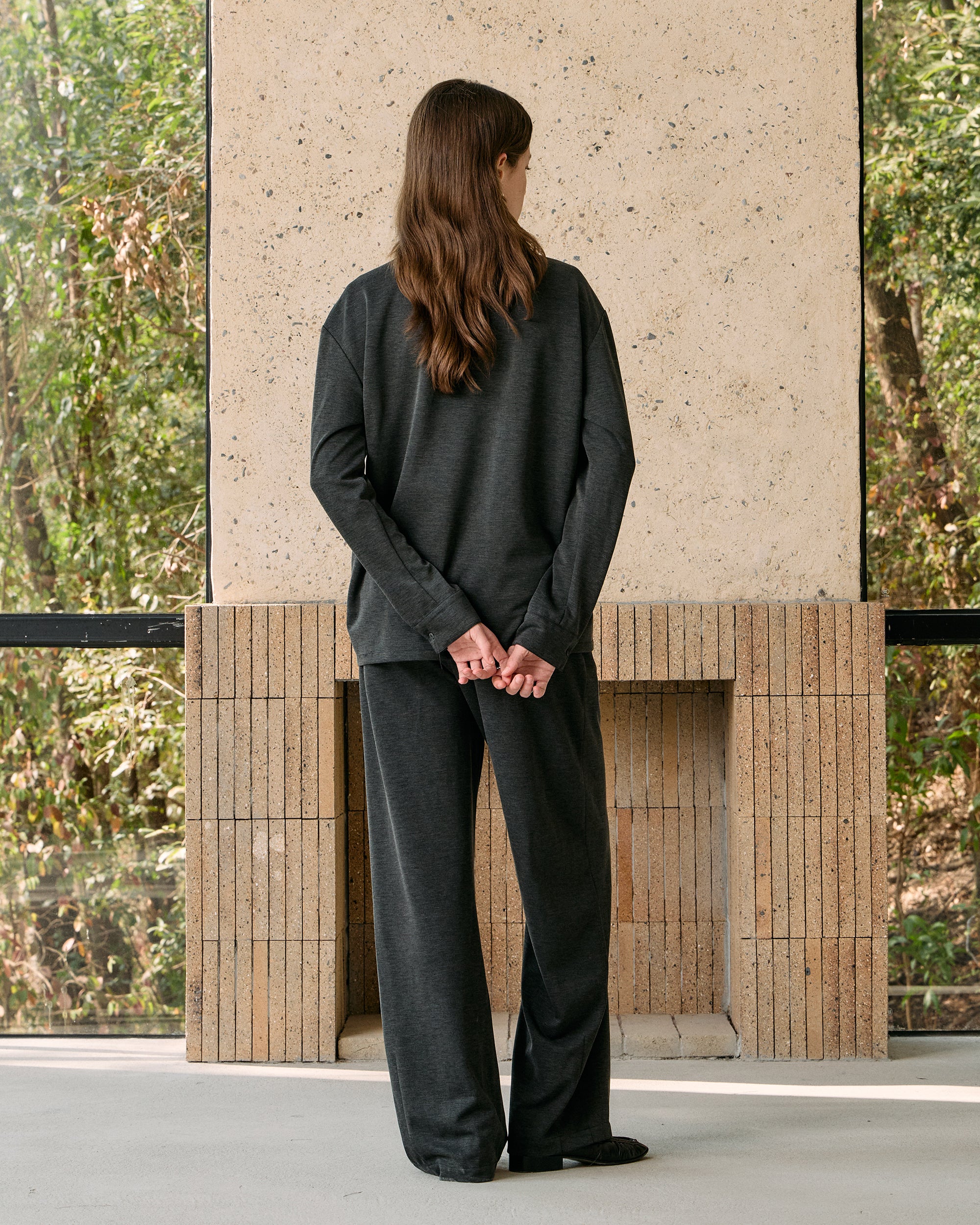 SLIM FIT KNIT SHIRT
