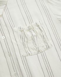 CRINKLE TEXTURE SUN SHIRT