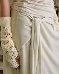 TWO-TONE VARIATION TIE SKIRT