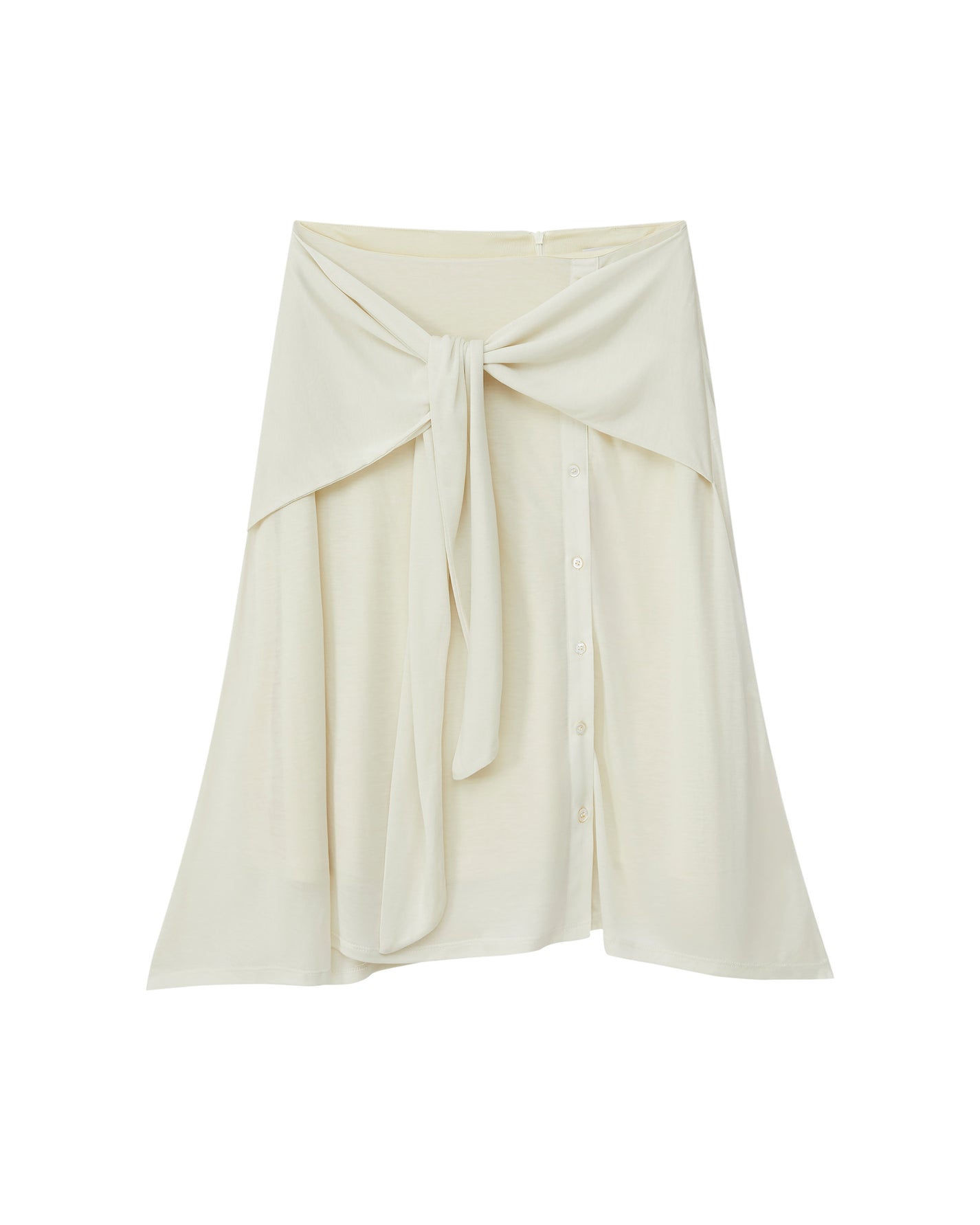 TWO-TONE VARIATION TIE SKIRT