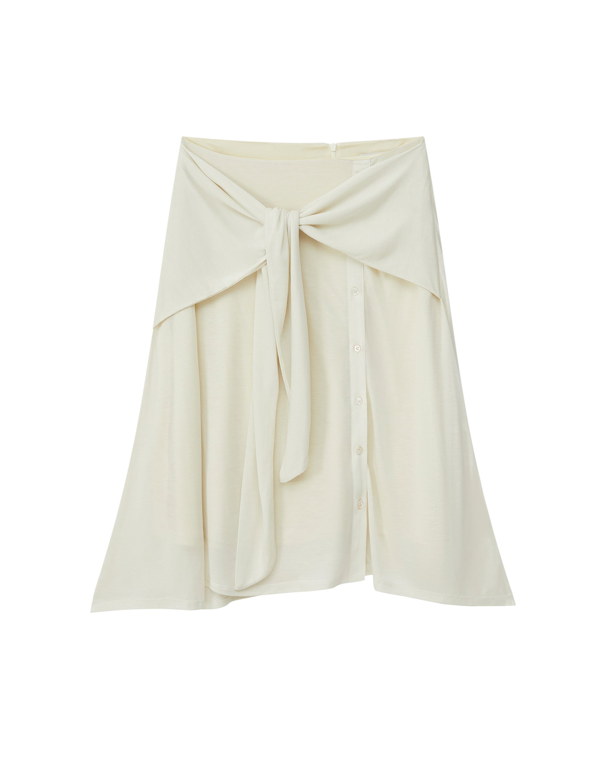 TWO-TONE VARIATION TIE SKIRT