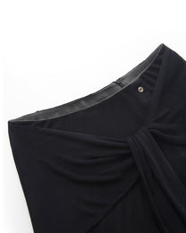 TWO-TONE VARIATION TIE SKIRT