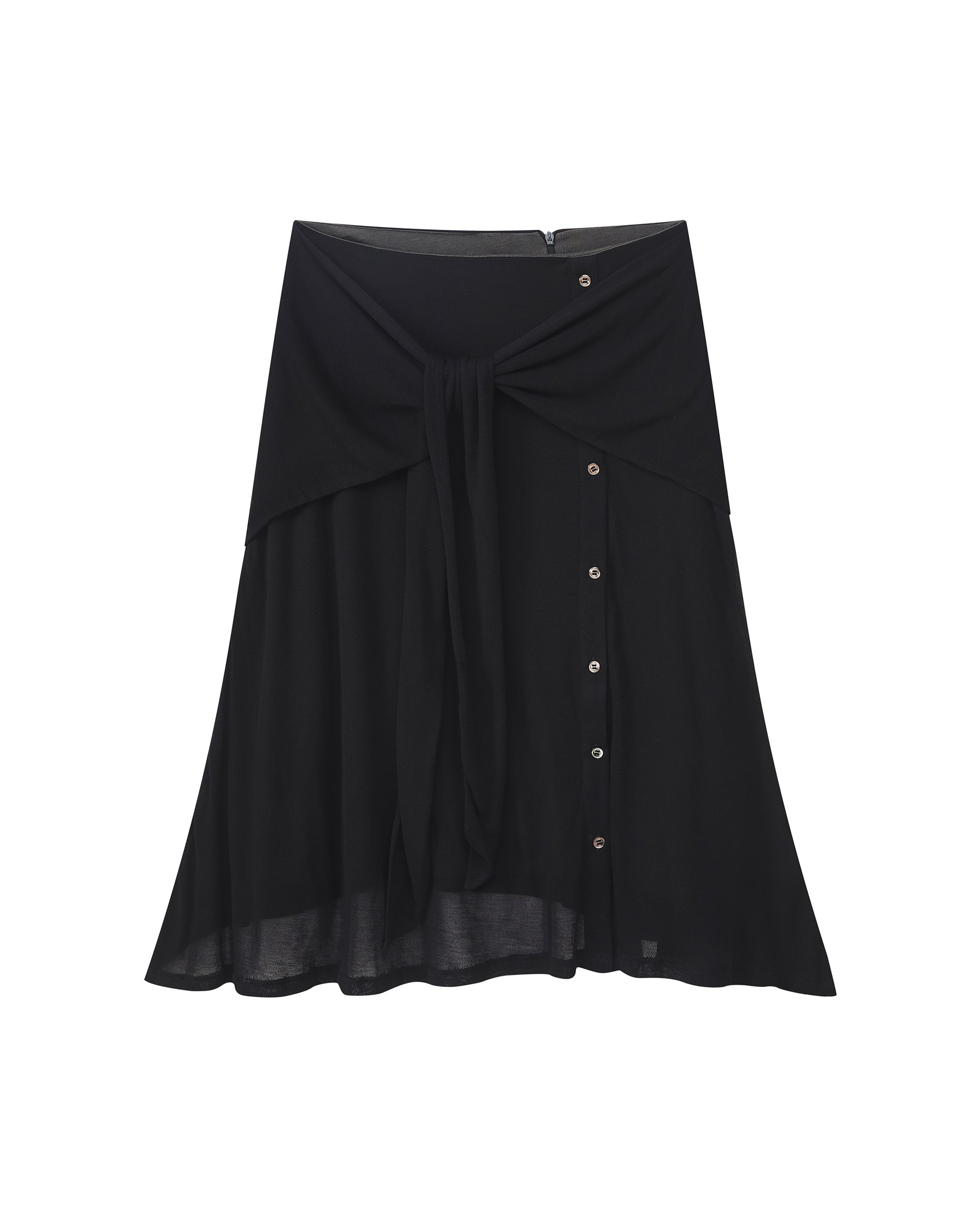 TWO-TONE VARIATION TIE SKIRT