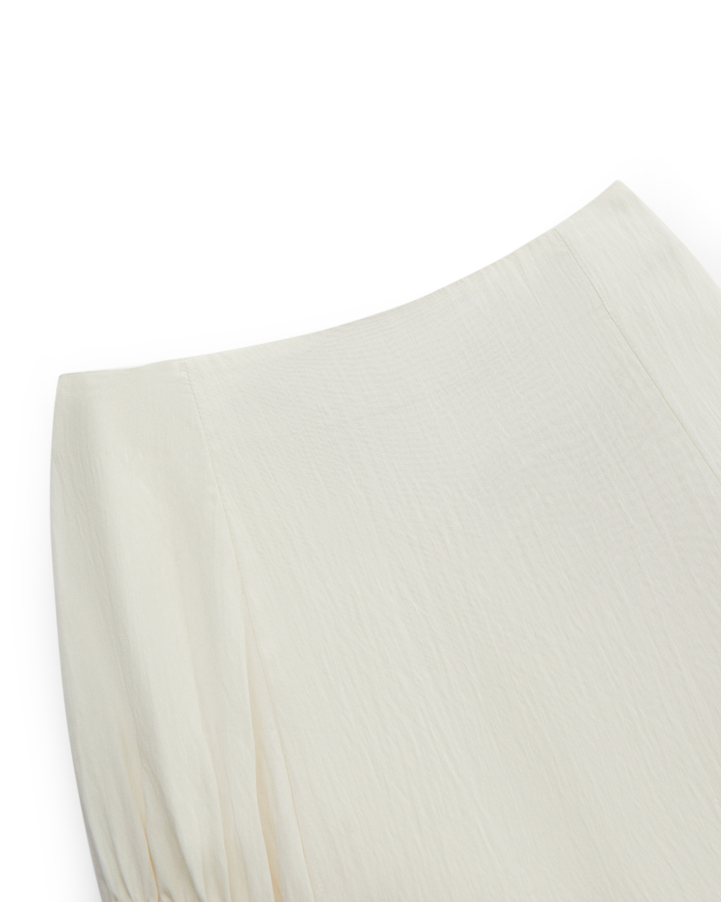 IRREGULAR PLEATED FLARE SKIRT