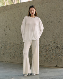TWIST HEM LONG SLEEVE TEE