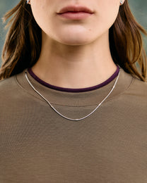 DOUBLE-COLLAR BASIC LAYERING TOP