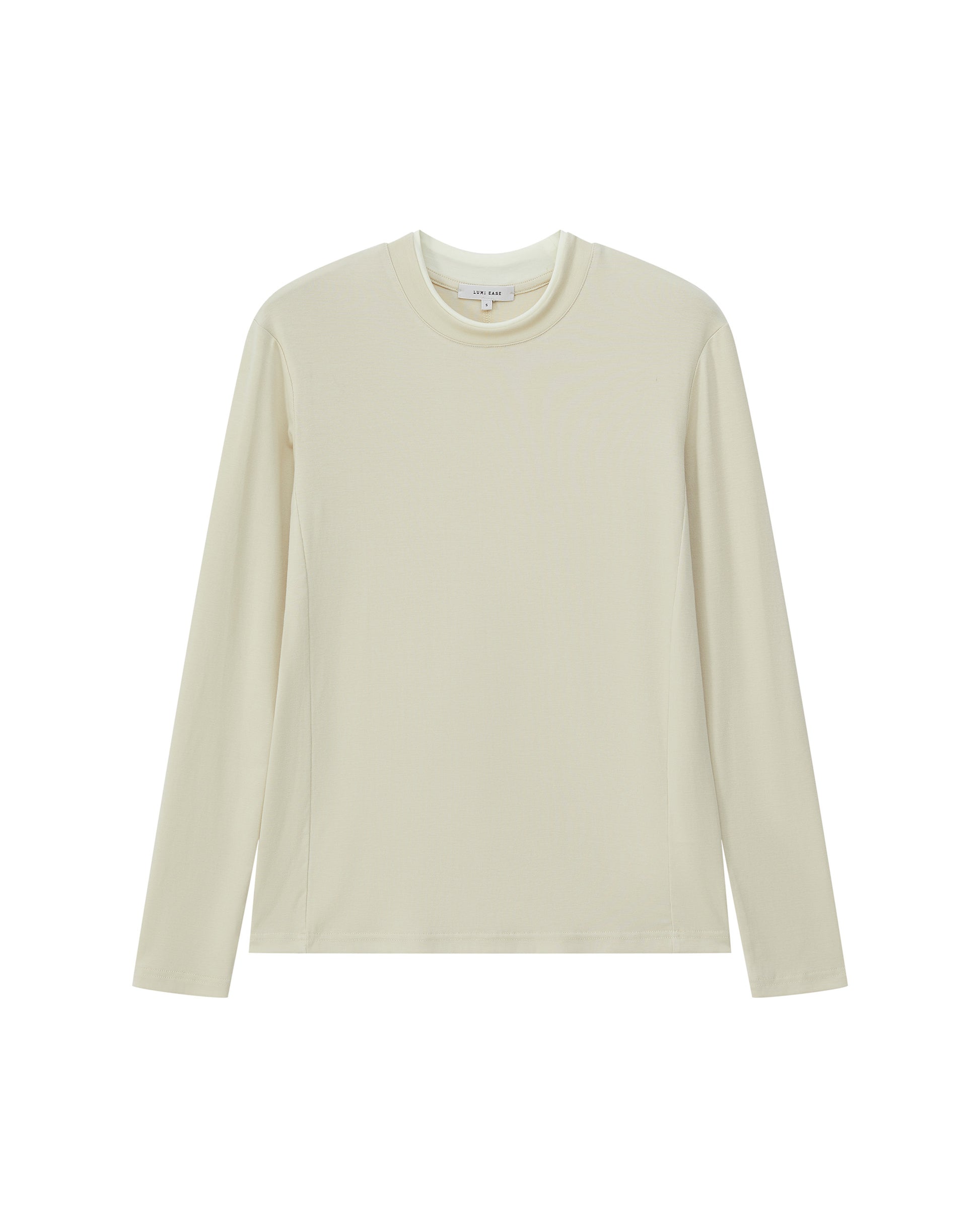 DOUBLE-COLLAR BASIC LAYERING TOP
