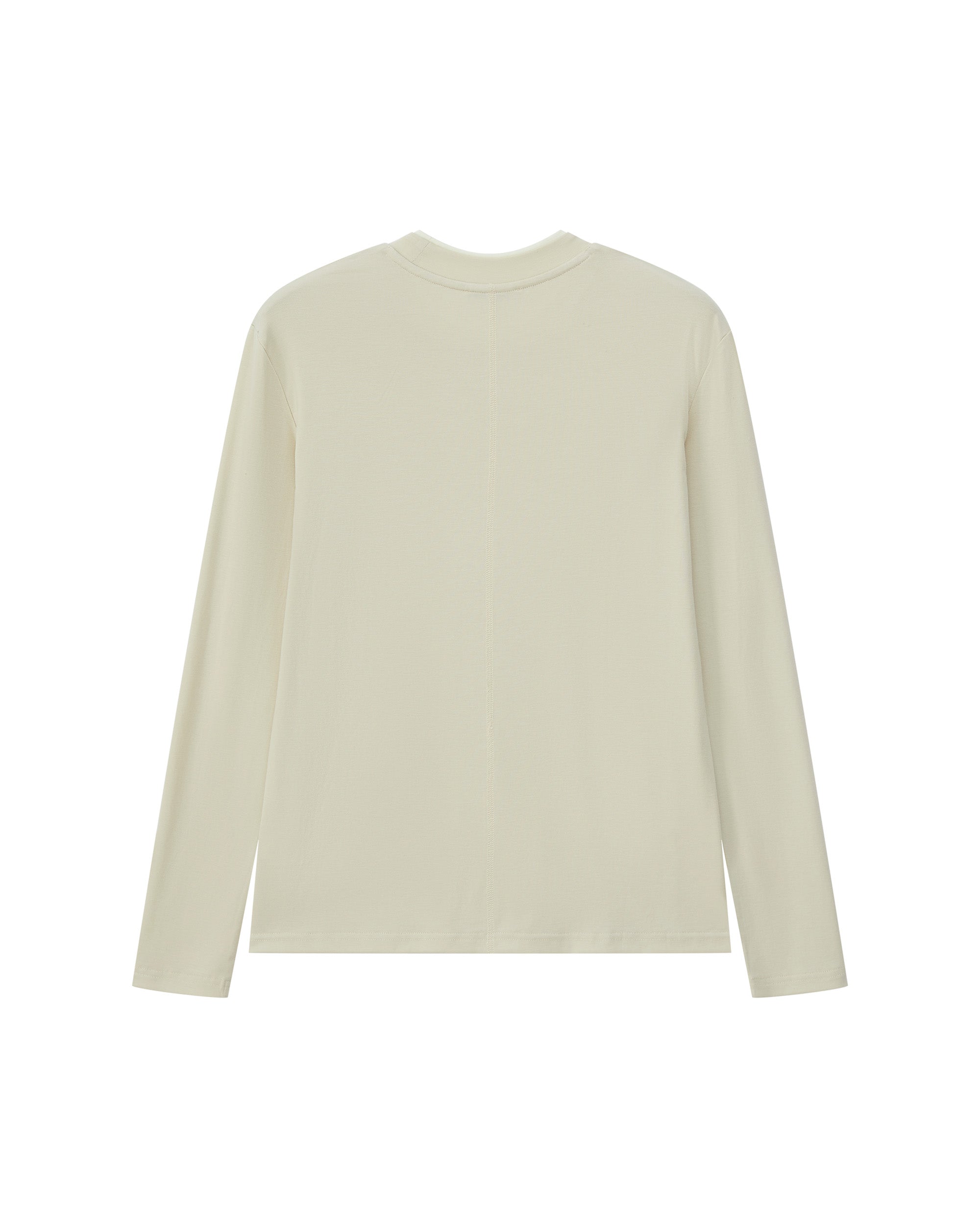 DOUBLE-COLLAR BASIC LAYERING TOP