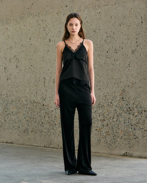 HOLLOW LAYERED LACE TOP