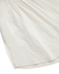 CRINKLE EMBROIDERED FLARE CAMI