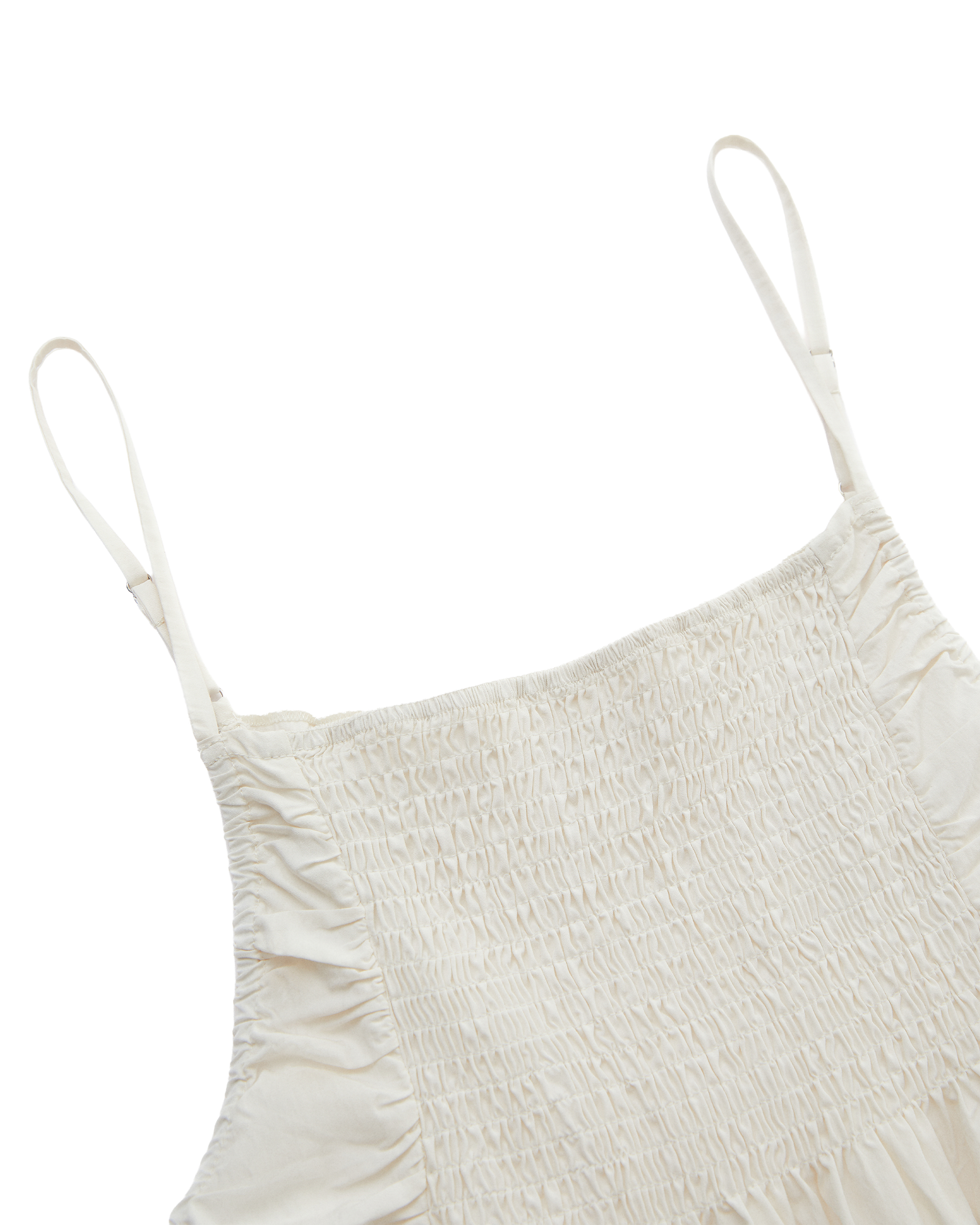 CRINKLE EMBROIDERED FLARE CAMI