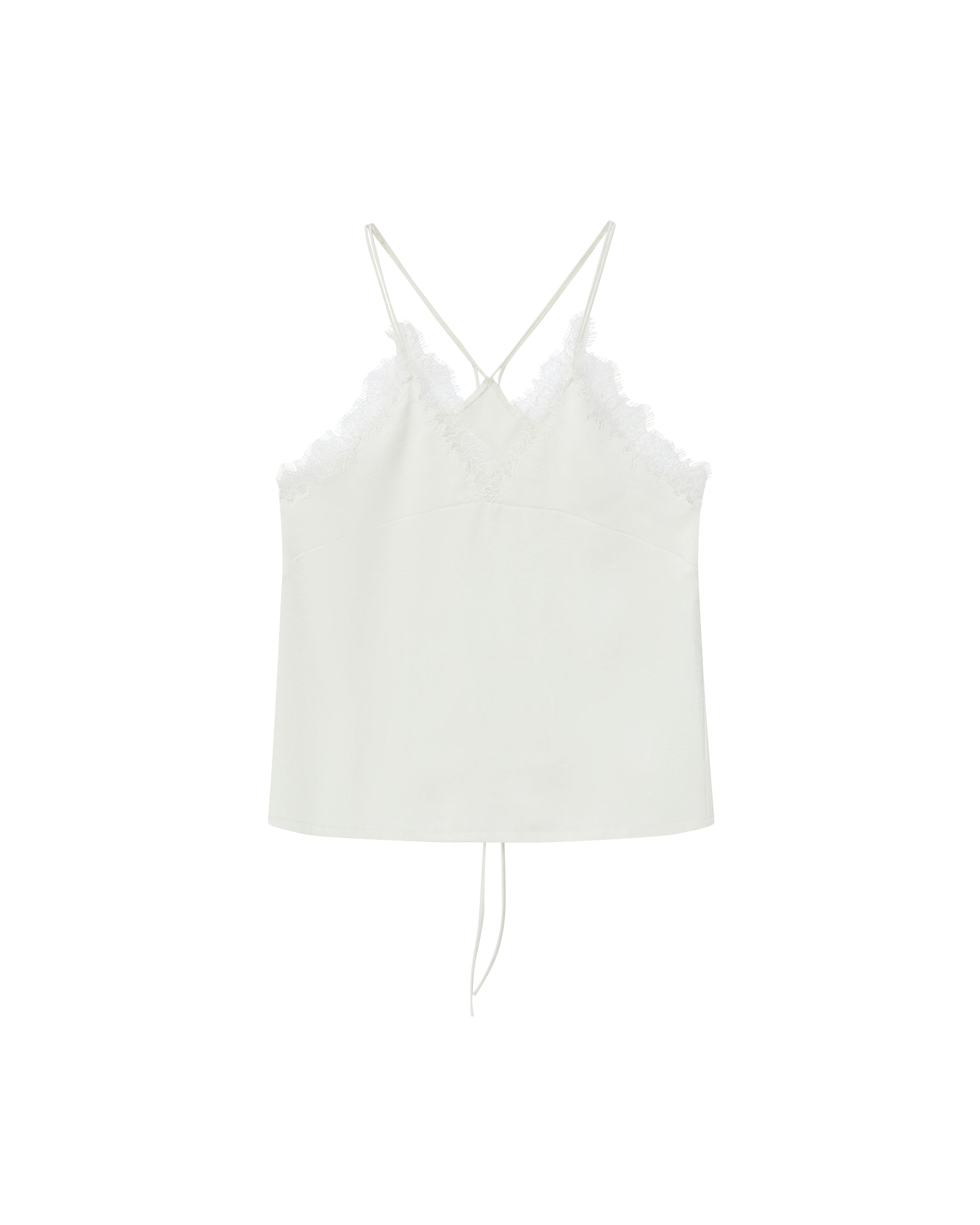 EMBROIDERED LACE CAMI