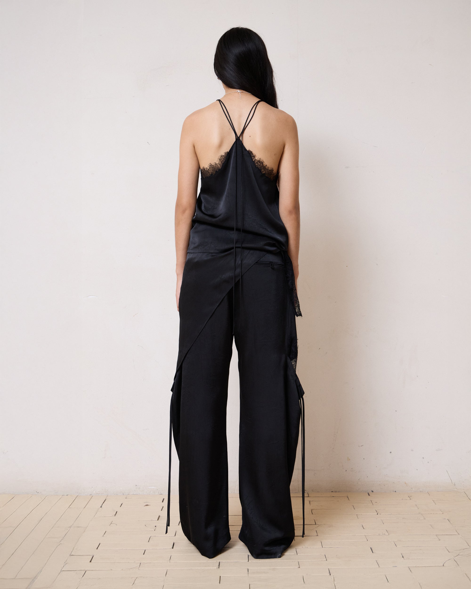 EMBROIDERED LACE CAMI