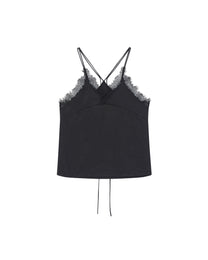 EMBROIDERED LACE CAMI