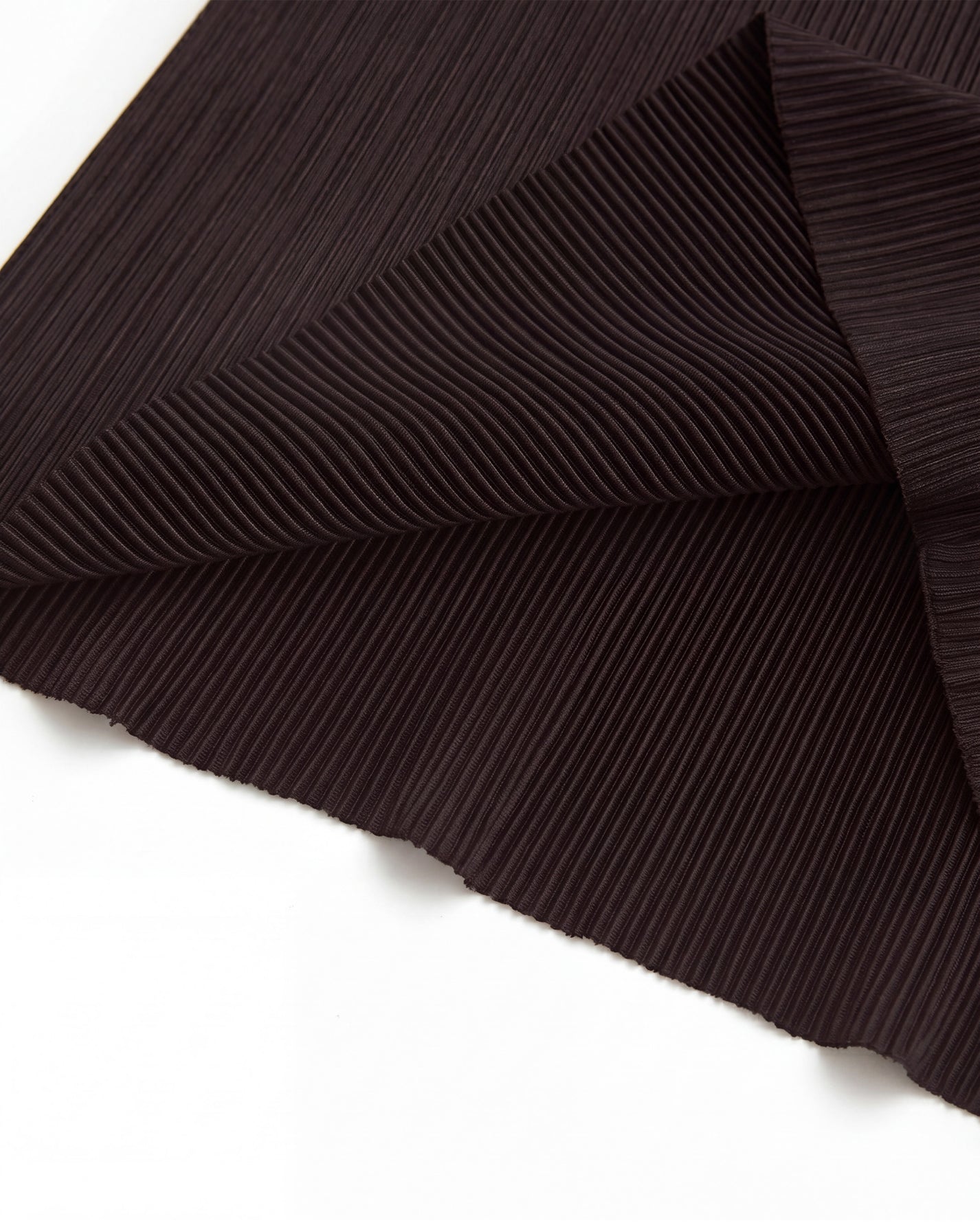 FINE PLEATED LONG LEG PANTS