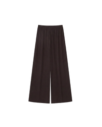 FINE PLEATED LONG LEG PANTS