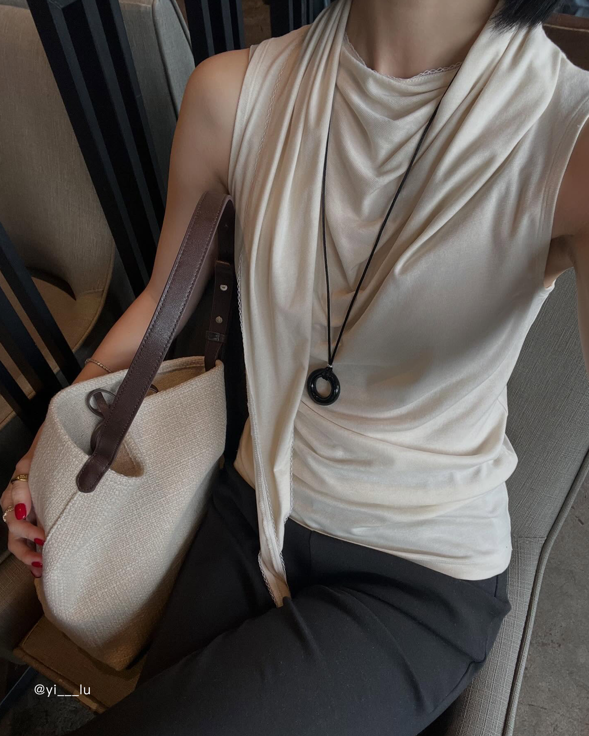 LACE SCARF CAMISOLE