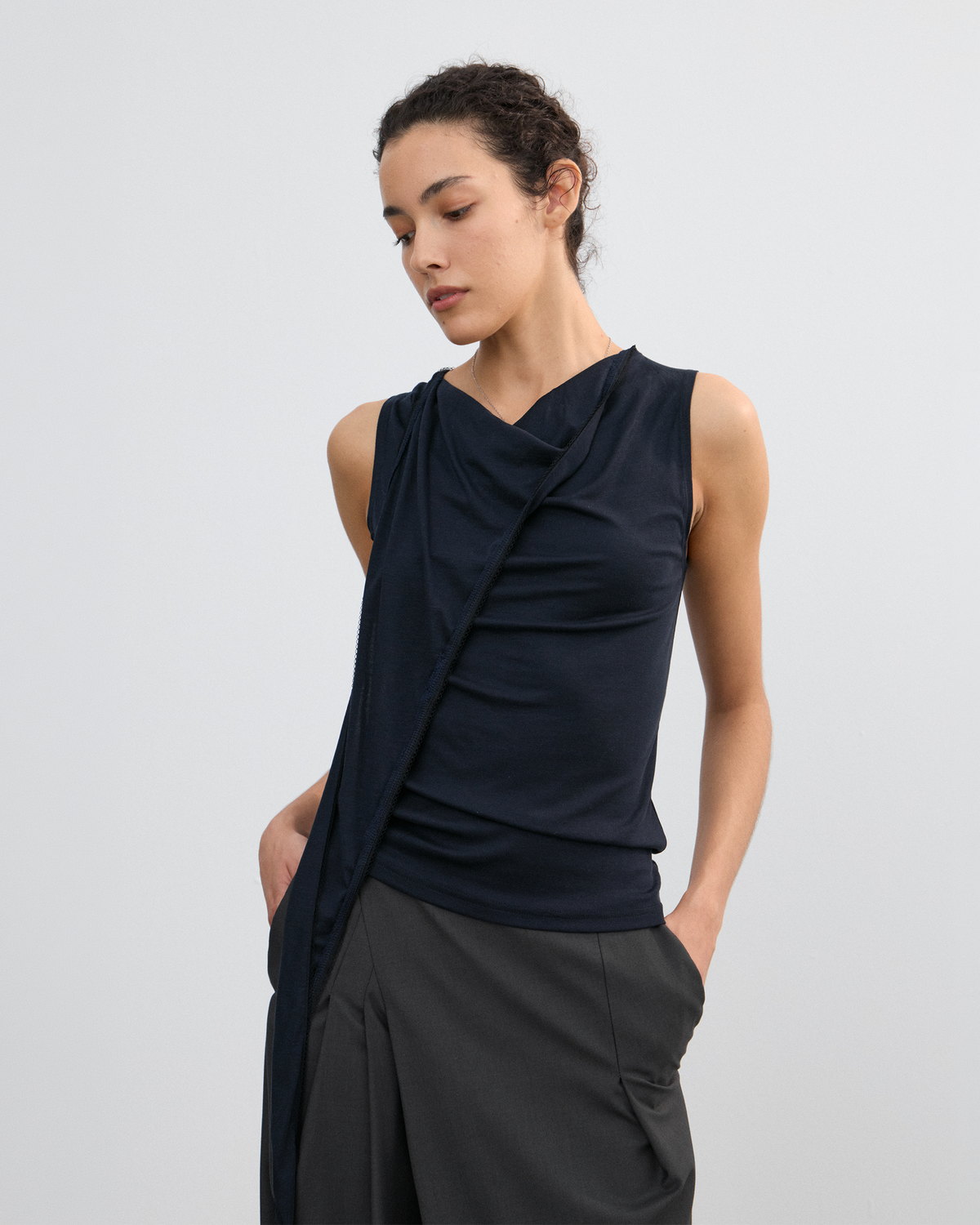 LACE SCARF CAMISOLE