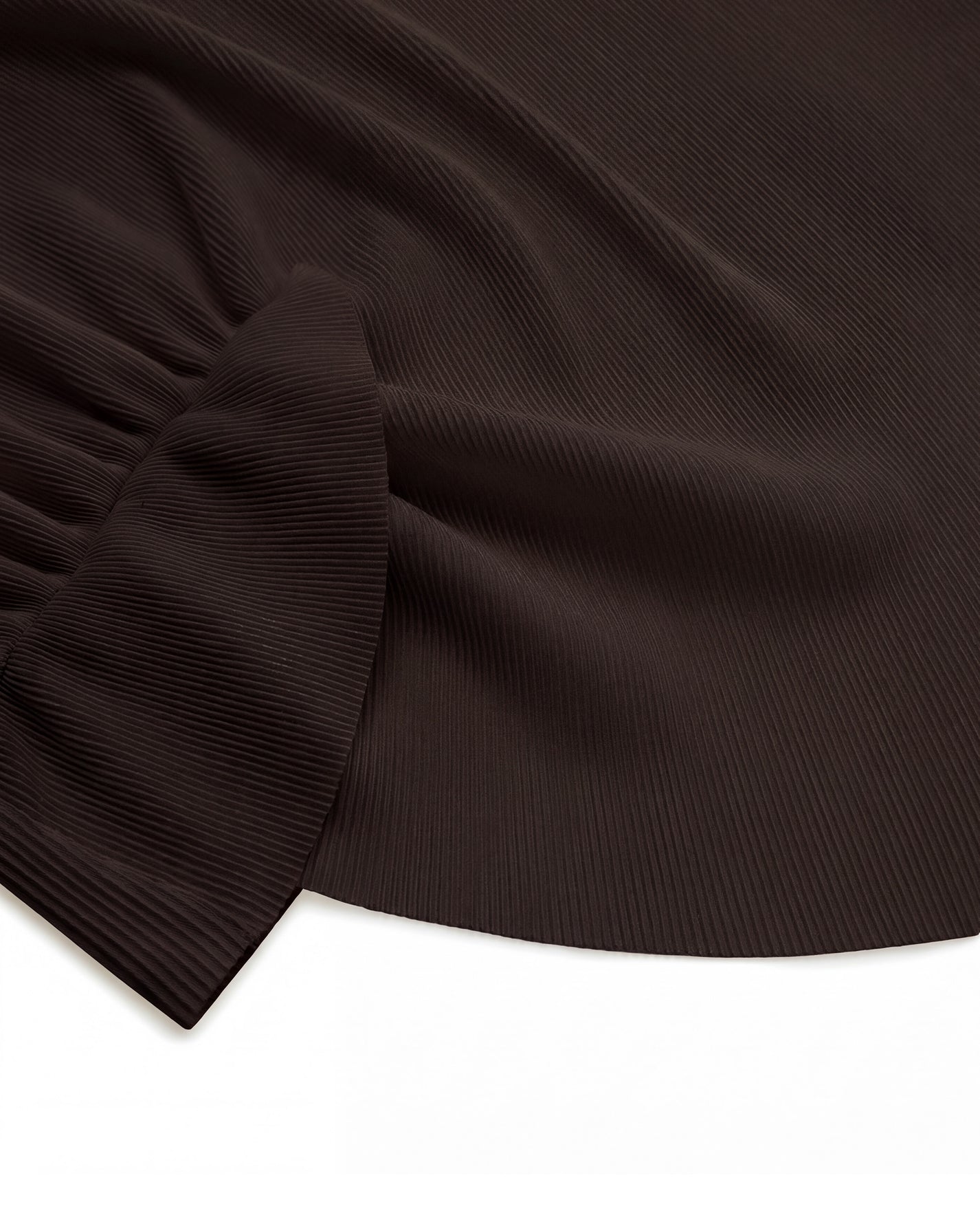 FINE PLEATED SIDE WAIST-CINCHING VEST