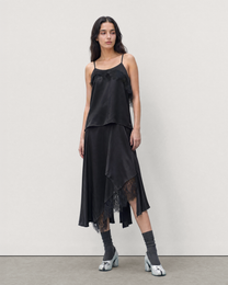 SATIN LACE STRAP CAMISOLE